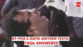 RTPCR amp Rapid Antigen Tests FAQs Answered  BOOM  COVID19 Tests  COVID19 vaccine  COVID19 News [upl. by Aehcsrop]