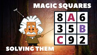 GENIUS Way to Solve Magic Squares [upl. by Ahsirtak873]