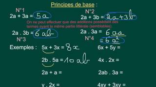 Introduction au calcul litteral 1 Principes de base [upl. by Sioled666]