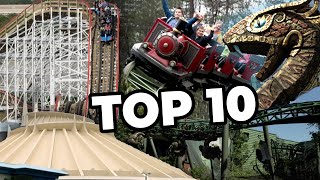 Top 10 Roller Coasters for Families  Best in the World [upl. by Cleasta796]