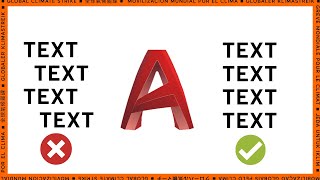 How to Align All Text Quickly in Autocad [upl. by Rahel]