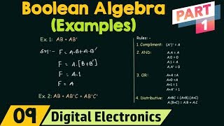 Boolean Algebra Examples Part 1 [upl. by Higgs]