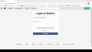 How to log in to your roblox website account [upl. by Annoeik]