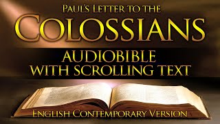 Holy Bible Audio COLOSSIANS 1 to 4  Full Contemporary English With Text [upl. by Euqinemod]