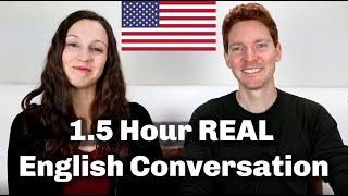 15 HOUR English Conversation Lesson [upl. by Anela298]