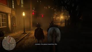 Red Dead Redemption 2 Saint Denis Robbed in An Alleyway [upl. by Estele]