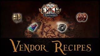 Useful Path of Exile Vendor Recipes for Beginners  Behind Eyes Gaming [upl. by Shayn]