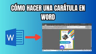 Cómo hacer una carátula en Word [upl. by Hodgson327]