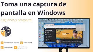 Toma una captura de pantalla en Windows [upl. by Elkcim328]