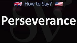 How to Pronounce Perseverance CORRECTLY [upl. by Erick]