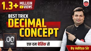 Decimal Concepts and Tricks By Aditya Sir [upl. by Nerahs716]