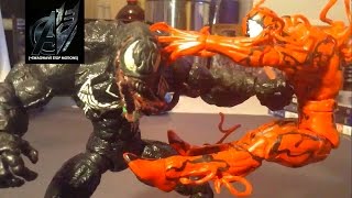 Spiderman Stop Motion Venom vs Carnage Stop Motion [upl. by Rj]