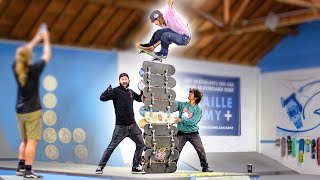 THE HIGHEST OLLIE IN HISTORY CHALLENGE [upl. by Hillel]