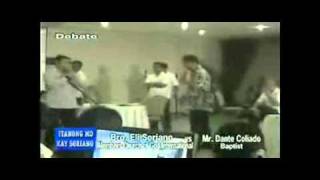 Bro Eliseo Soriano vs Mr Collado [upl. by Ariahs]