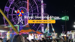 Royal Geelong Show 2023 Rides [upl. by Dihgirb]