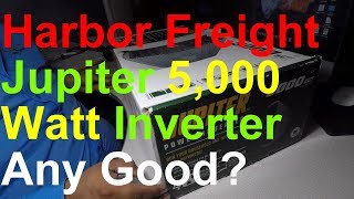 Any Good Harbor Freight Jupiter 5000 Watt Inverter 63428 [upl. by Nylinej272]