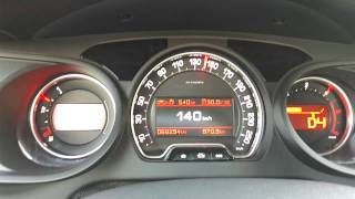 Citroen C5 30 V6 HDI  Chip  Acceleration 0  200 kmh [upl. by Adamis]