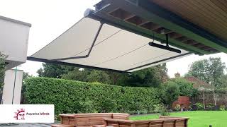 Electric Garden amp Patio Awning  Aquarius Blinds [upl. by Boelter]