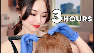 ASMR Sleep Recovery  3 Hours of Hair Treatments [upl. by Anella156]