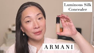 ARMANI  NEW Luminous Silk Concealer Wear Test [upl. by Mitinger]