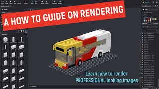 Bricklink Studio How To Render Lego Images  PART 2 Rendering [upl. by Jodie]
