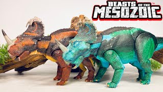 Beasts of the Mesozoic Ceratopsians Kickstarter Monoclonius amp Juvenile Centrosaurus Review [upl. by Niasuh]