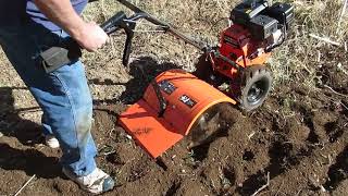 Powermate 18 in 212 cc Gas 4Cycle Rear Tine Tiller [upl. by Trilby]