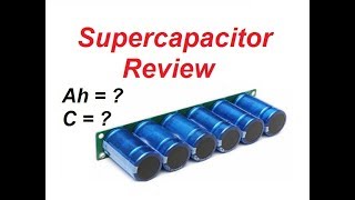 Supercapacitor Bank 27V 500F Review and Testing [upl. by Atiekal]