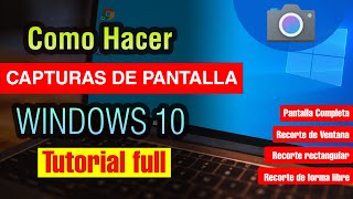 Cómo hacer una Captura de Pantalla en pc Windows 10 [upl. by Gnay]