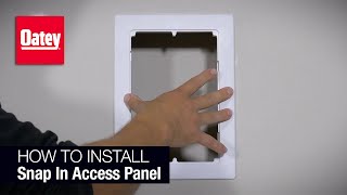 How to Install an Access Panel [upl. by Ebonee]