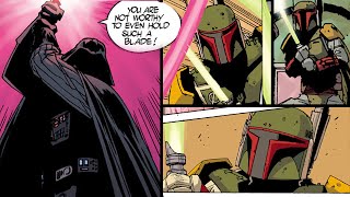 Vader Fights Boba Fett  Star Wars Explained [upl. by Hofstetter]