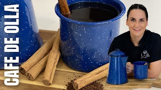 CAFE de OLLA receta TRADICIONAL MEXICANA [upl. by Akciret110]