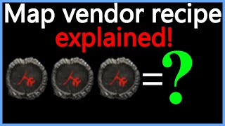 Map Vendor recipe explained Pathofexile 325 [upl. by Ilhsa]