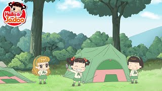 HEY LETS GO CAMPING  Hello Jadoo [upl. by Mosnar]