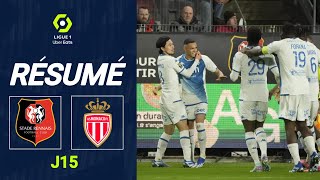 Rennes Monaco  12  Le résumé  Ligue 1 202324 [upl. by Hosea]