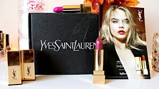 YSL Rouge Pur Couture Lipstick  First Impression  Review [upl. by Aneis]