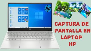 como hacer capturas de pantalla en laptop HP [upl. by Nylteak]