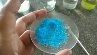 SALT ANALYSIS  Test for Copper CationCu2 in Copper Sulphate Salt [upl. by Nnayrrehs]