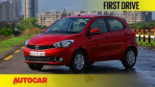 Tata Tiago AMT  First Drive  Autocar India [upl. by Ynatirb]