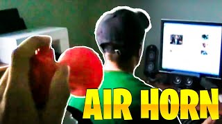 Funny Air Horn Pranks  Old School Original [upl. by Piderit]