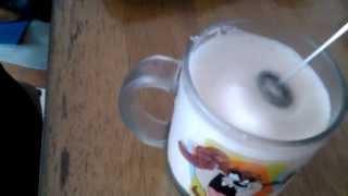 Aerolatte Review Frothing Cold Milk In Under 1 Minute [upl. by Beedon]