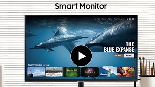 Samsung M7 4K Smart Monitor Overview  This is Unique [upl. by Eisej]