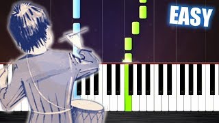 The Little Drummer Boy  EASY Piano Tutorial by PlutaX [upl. by Odelle]