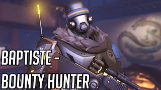 Baptiste quotBounty Hunterquot Skin Showcase  Overwatch 2 [upl. by Cleopatra]